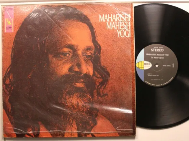 Maharishi Mahesh Yogi (Beatles Guru) LP Die Master Speaks Auf World Pacific -