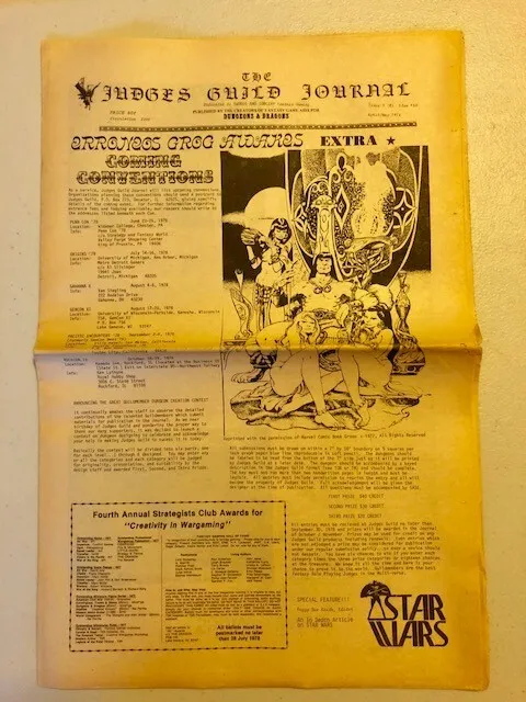 The Judges Guild Journal Issue #9 Installment R April May 1978 D&D Newsletter