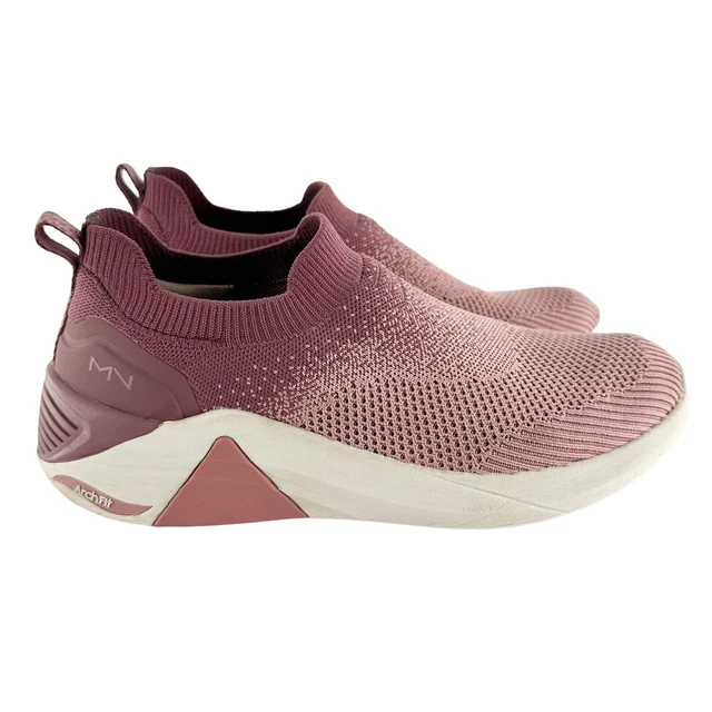 SKECHERS SHOES WOMENS 8.5 Pink Arch Fit Mark Nason A Linear Slip