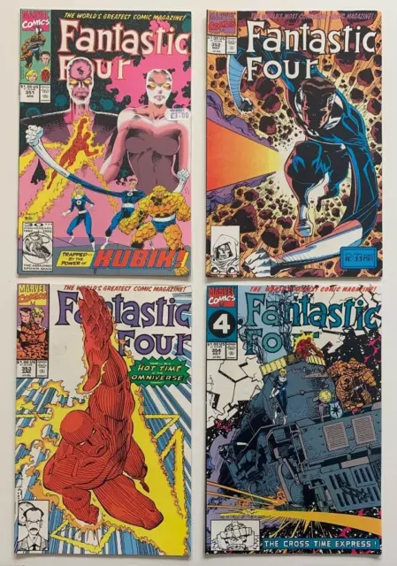 Fantastic Four #351, 352, 353 & 354 (Marvel 1991) 4 x FN/VF to VF+ issues