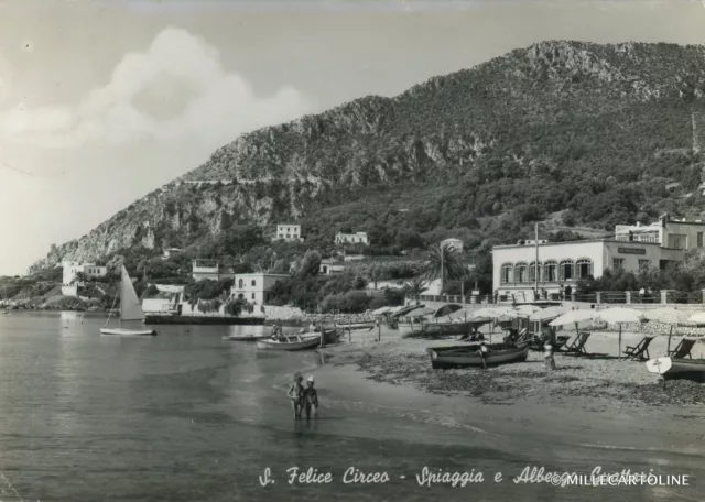 S. FELICE CIRCEO - Spiaggia e Albergo Guattari 1955