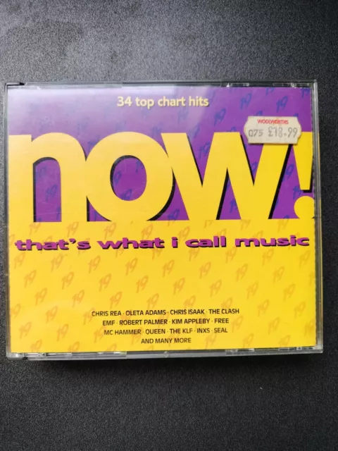 Now That's What I Call Music 19 - 2 x CD set  UK series 1991