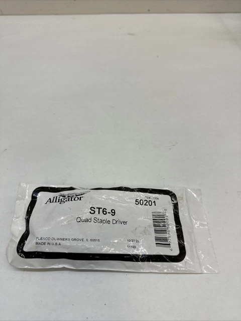 Flexco  50201  St6-9 Alligator Quad Staple Driver