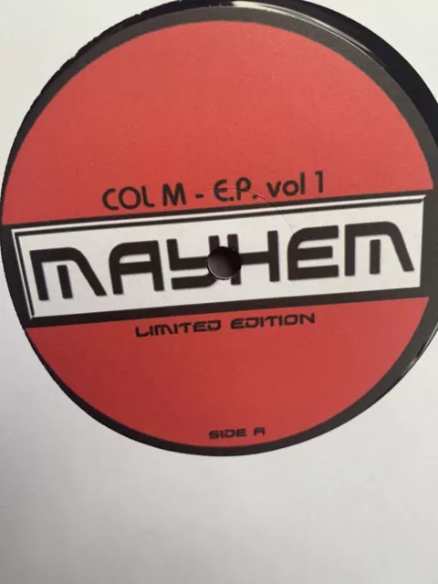 MAYHEM - COL M EP VOL 1 - Bounce Donk Scouse  Hardcore 12” DJ Vinyl