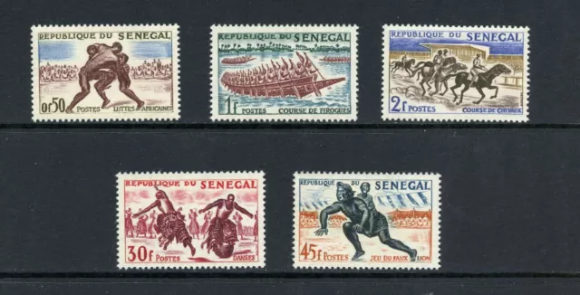 R2307  Senegal   1961    sports & games   5v.   MNH