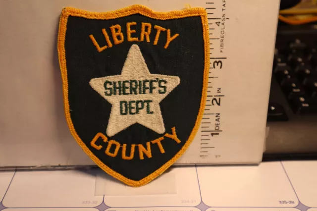 police patch   LIBERTY COUNTY SHERIFF FLORIDA