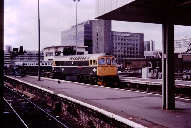 1980S BRITISH RAIL BR Diesel Electric Loco 33 008 Railway Slide 623 £2. ...
