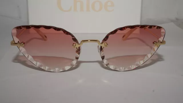 Chloe New Sunglasses Gold Red Gradient CE157S (823) 60 18 140
