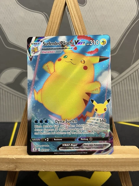 Pikachu Surfeur-VMAX (Célébrations 009/025) | PokéCardex