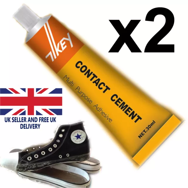 1 Contact Cement Adhesive Glue Flexible Acrylic Strong Bond Seal 1 FL OZ  30mL