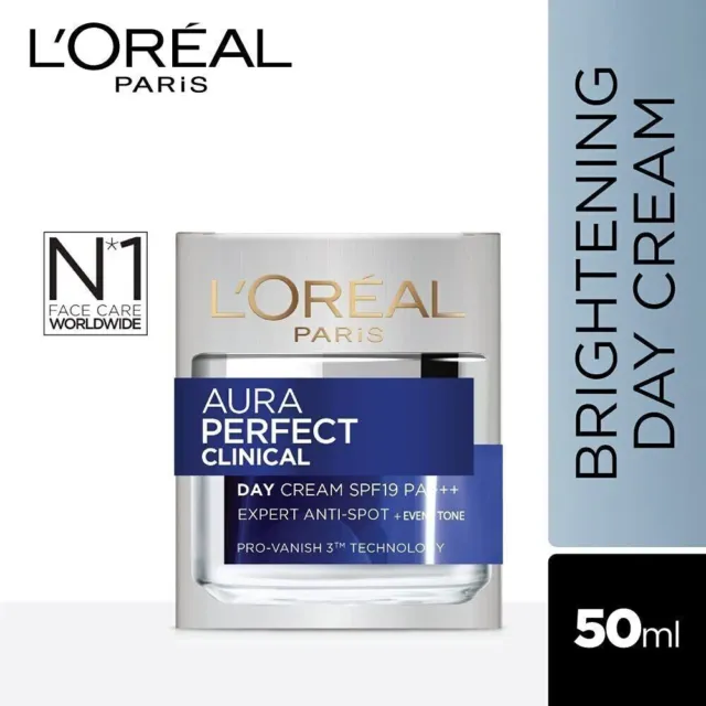 L'Oréal Paris Aura Perfect Clinical Crème de Jour avec SPF 19 PA+++ |...