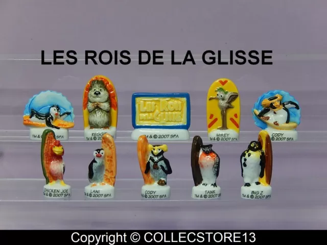 Serie Complete De Feves Les Rois De La Glisse - Les Pingouins-Le Film