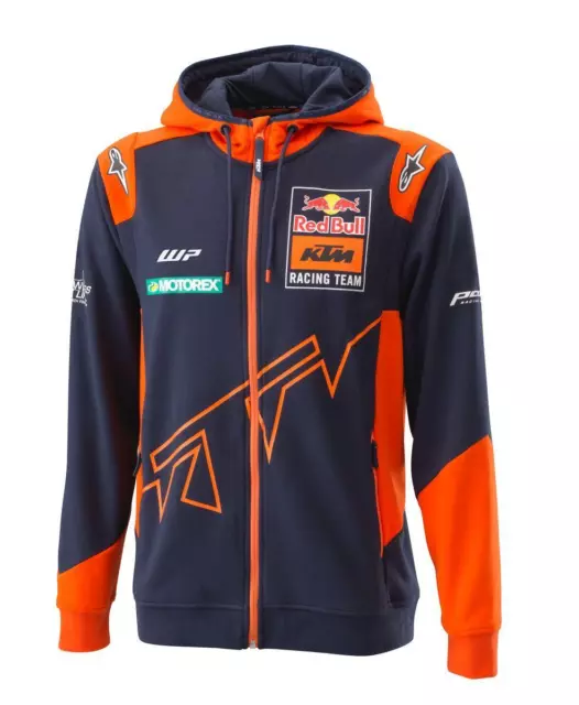 KTM Replica Team Zip Hoodie RB Softshell Jacke Blau Orange Gr. XS - XXL *NEU*