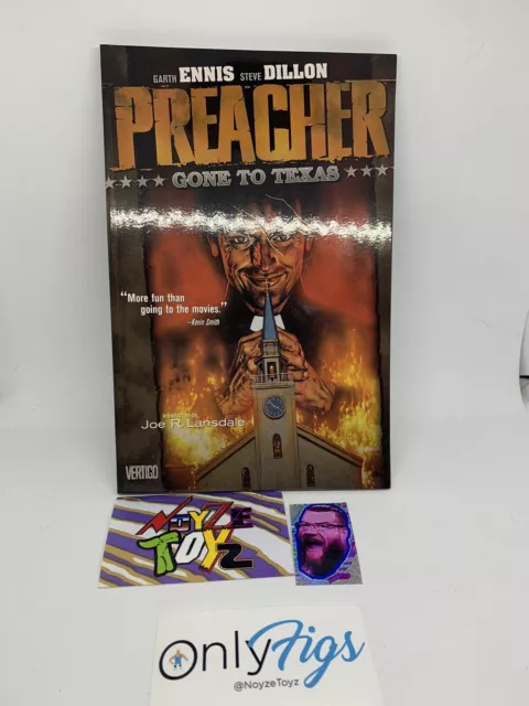 Preacher Vol.1 Gone To Texas by Garth Ennis/Steve Dillon Vertigo Comics TPB Book