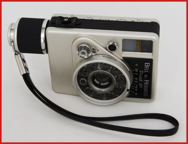 Bell and Howell Dial 35 35mm Half Frame Film Camera w/28mm Lens FREE SHIPPING