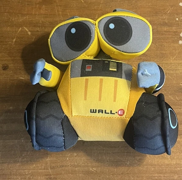 WALLE PLUSH 5& Stuffed Disney Pixar Robot Droid Thinkway Toys 15.00