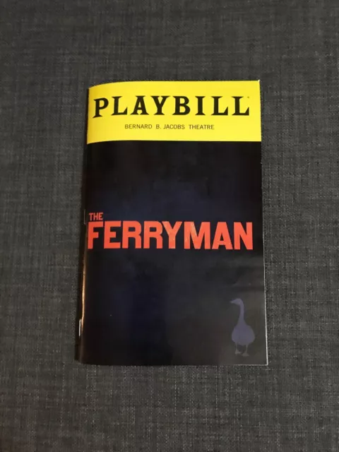 The Ferryman Nyc Broadway Playbill March 2019 Jacobs Theatre