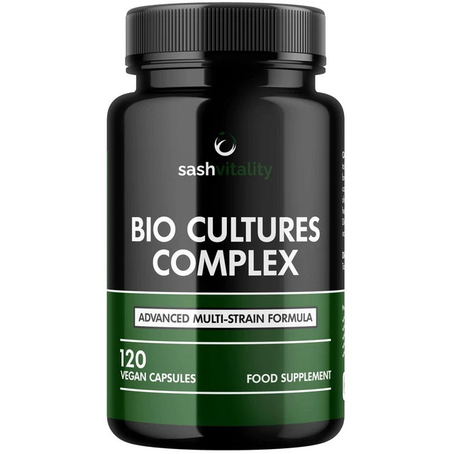 BIO CULTURES COMPLEX Probiotics Prebiotics 435Billion CFU 120Vegetarian
