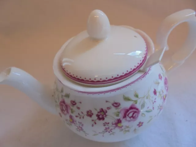 Whittard Of Chelsea Vintage Rose Fine Bone China Chatsford Teapot For One