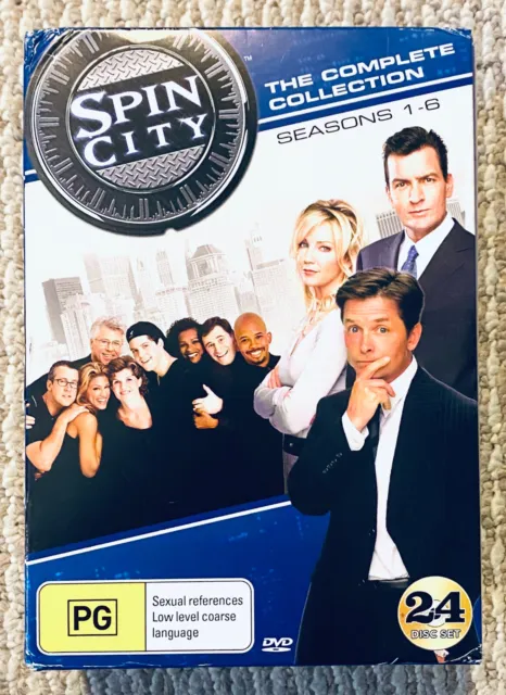 Spin City The Complete Series Collection DVD Box Set Seasons 1 2 3 4 5 6 TV Show