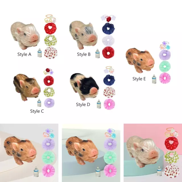 PETIT COCHON REBORN, jouet sensoriel, Simulation de cochon d'animal de EUR  31,52 - PicClick FR