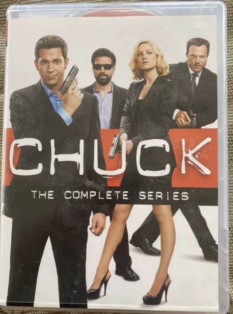 CHUCK: THE COMPLETE SERIES (DVD, 23-Disc Set) ~ALL SEASONS 1,2,3,4,5~ Box Set