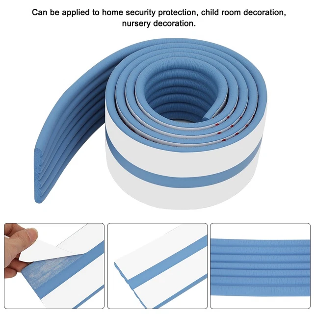 (Blue) Edge Guard And Corner Protector 6.5ft Baby Proofing Edge Guards