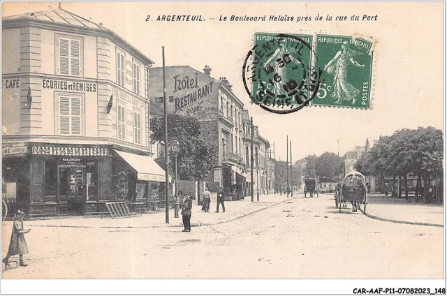 CAR-AAFP11-95-1005 - ARGENTEUIL - le boulevard heloise près de la rue
