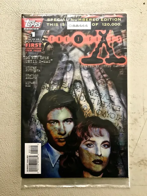 THE X FILES No. 1  -  SPECIAL NUMBERED EDITION #088464 - TOPPS COMICS - SEALED