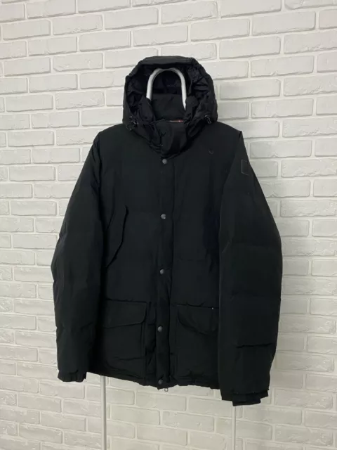 PENFIELD DOWN 60 40 Winter Puffer Jacket Coat Parka Hooded in Black Size XL 60.00 PicClick UK