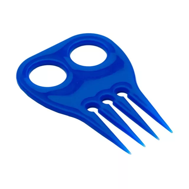 Plaiting Comb - Aid For Creating Perfect, Even Plaits Horses Mane - BLUE