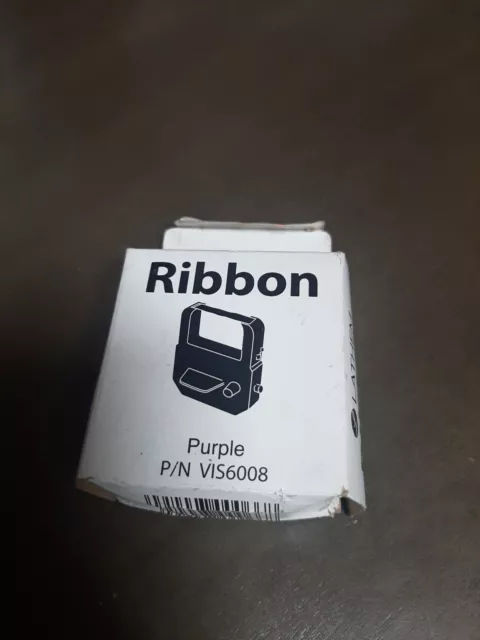 Lathem Time VIS6008 Ribbon Purple