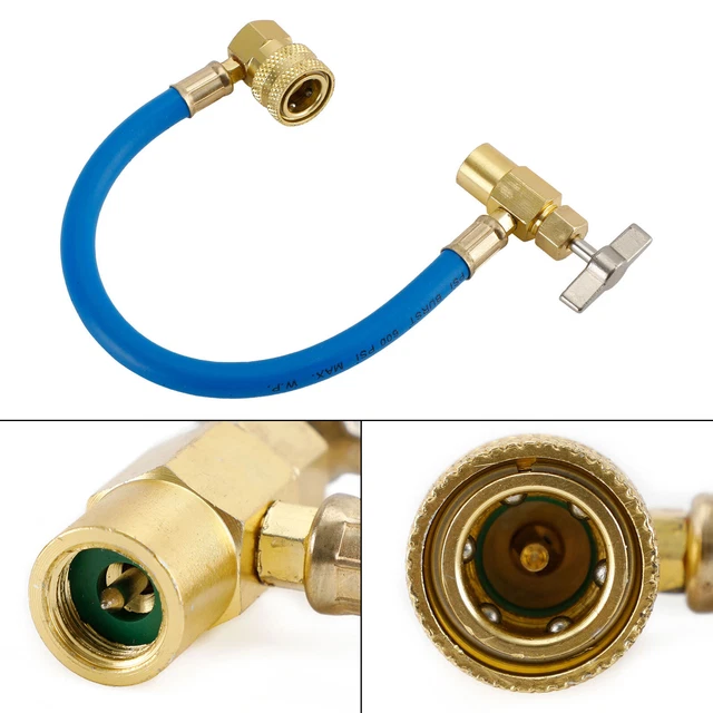 R134A AC AUTO Air Conditioning Recharge Refrigerant Can Tap 101/2