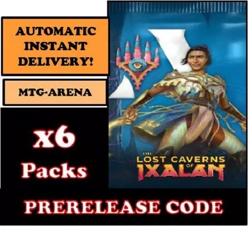 Mtg Arena Code Card Lost Caverns Of Ixalan 6 Booster Packs Prerelease Première