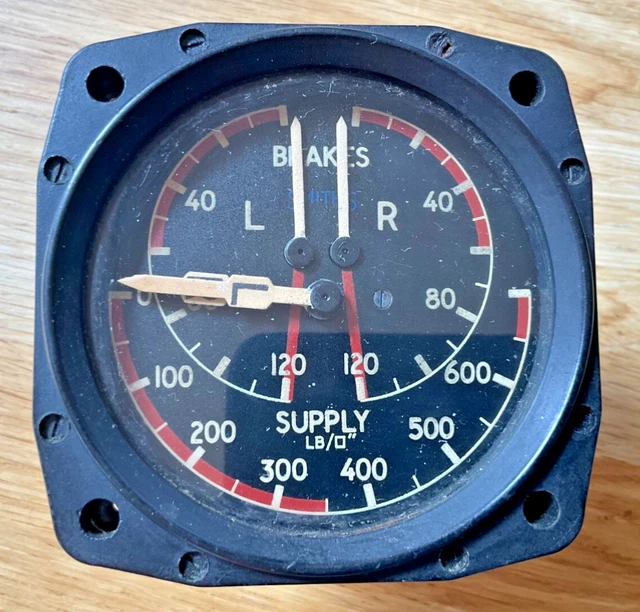 Pressure Instrument In Aircraft VINTAGE RAF AIRCRAFT Smiths Brake Pressure Gauge - D.270.Pg £47.47 ...
