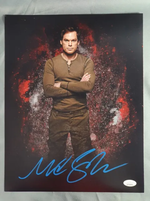 Michael C Hall Signed Dexter 11" x 14" Photo Horror Autograph JSA COA