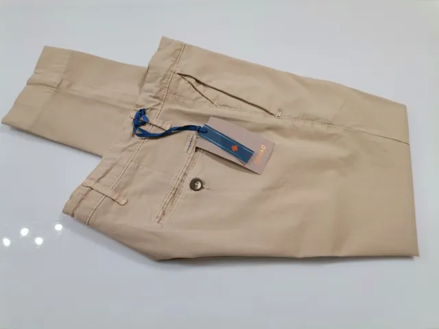 Pantalone Uomo Slim Fit Squad2 Mod. Napoli Beige Made In Italy Nuovi Autunn/Inve