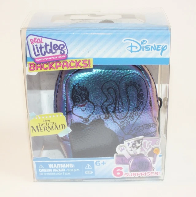 DISNEY REAL LITTLES Backpacks The Little Mermaid Villain Ursula Purple