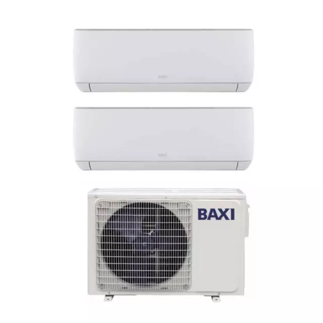 Climatizzatore Condizionatore Baxi Dual Split Inverter Astra 9+9 Lsgt40-2M