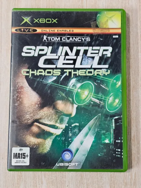 Tom Clancys Splinter Cell Chaos Theory + Manual - Microsoft Xbox PAL Complete