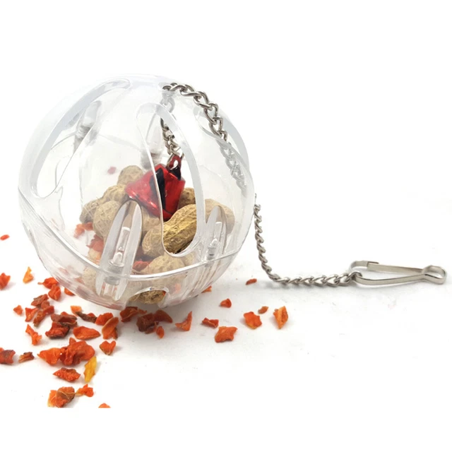 Popetpop loro colgante búsqueda de alimento juguete loro cesta de pájaro alimentación