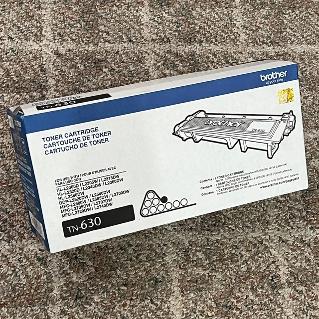*SEALED* Brother Genuine TN630 Black Standard Yield Toner Cartridge