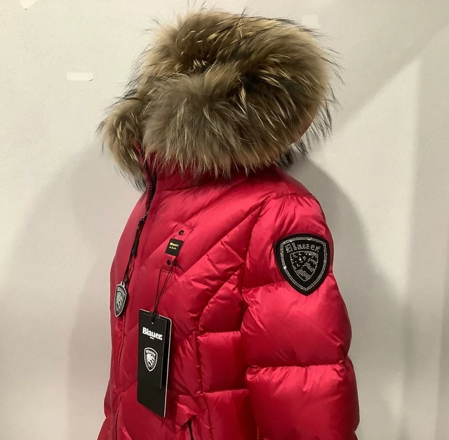 BLAUER DONNA- PIUMINO Corto con cappuccio e pelliccia Esther