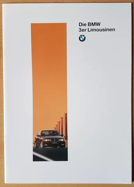 Prospekt BMW 3er Limousinen -  E36  - Ausgabe 2/95