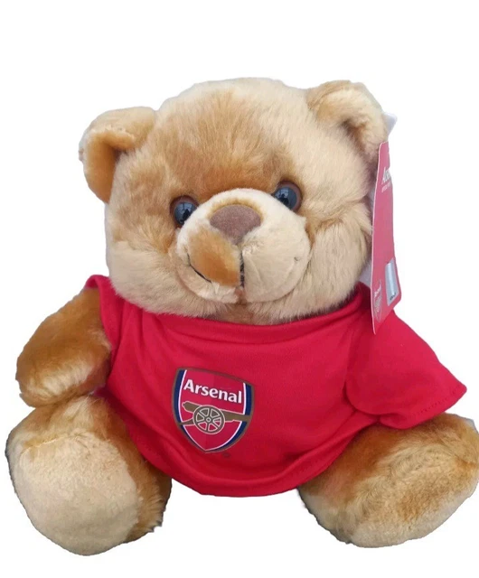 Peluche Ours Rouge Arsenal FC – 20cm – Produit Officiel Neuf