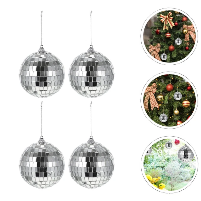 4PCS Performance Stage Ornamente Spiegelkugeln Dekorbalken Reflexionskugel