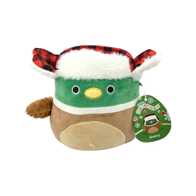 SQUISHMALLOW 7.5” AVERY the Mallard Duck With Hat, BNWT Holiday 2022