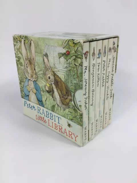 Peter Rabbit Little Library 6 x Book Miniature Box Set - Books Make Jigsaw