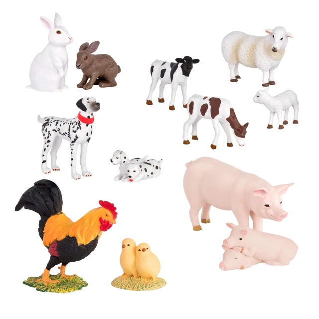 TERRA Animal Figure Ranch A set of 12 animals
