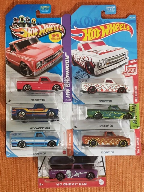 LOT DE 7 camions Monster Jam Hot Wheels divers échelle 1:64 EUR 28,61